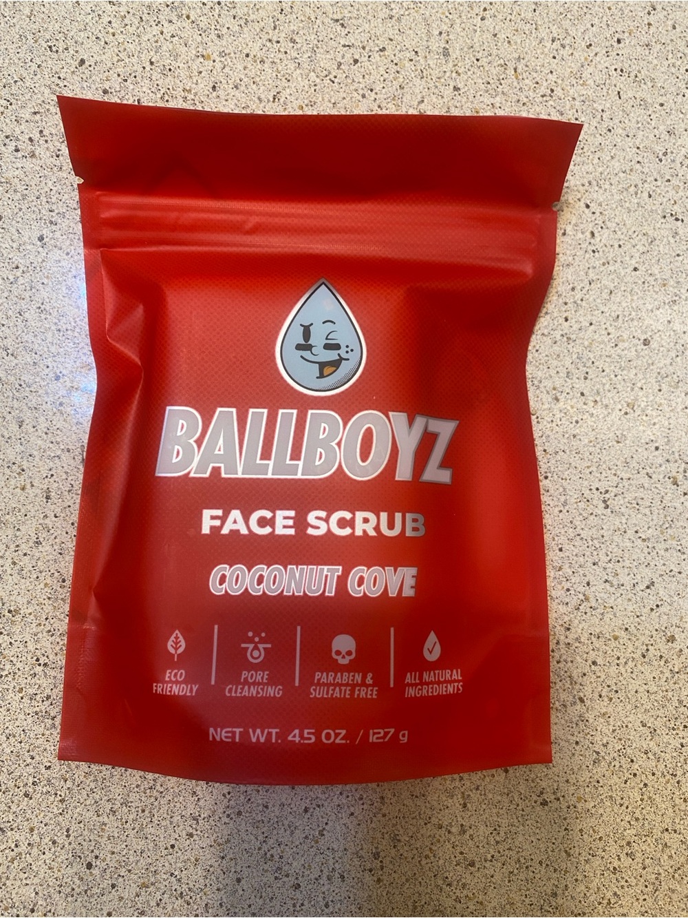 Ballboyz Coconut Cove Face Scrub - Red